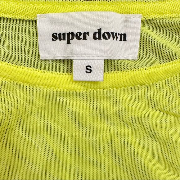 superdown Angela Ruched Mesh Dress - Picture 6 of 7